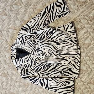 Rafaella Zebra Blazer